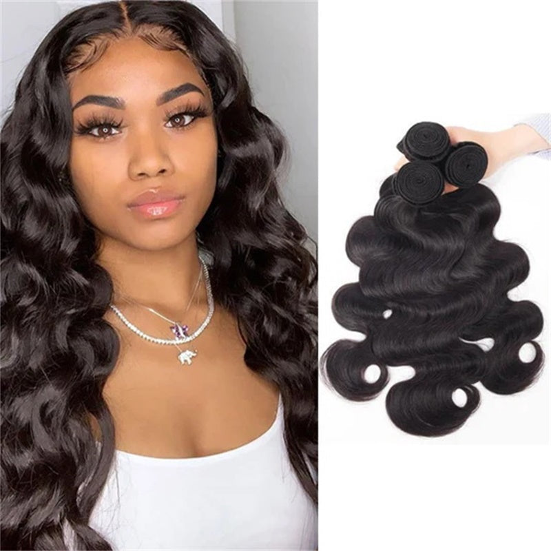 Rose Hair 15A Grade 3 Bundles Body Wave Brazilian Virgin Hair Bundles