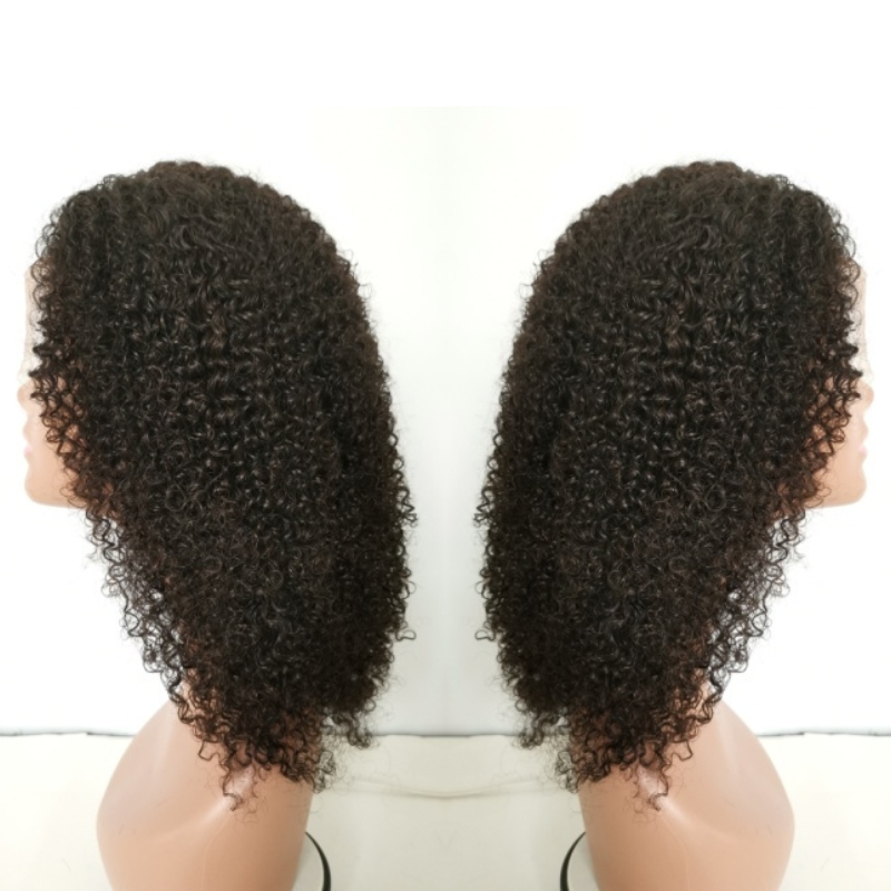 Rose Hair Kinky Curly 4x4 Lace Closure Wig Human Hair Wig