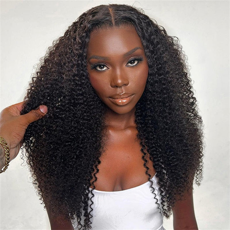 Rose Hair Kinky Curly 5x5 Lace Closure Wig Human Hair Wig