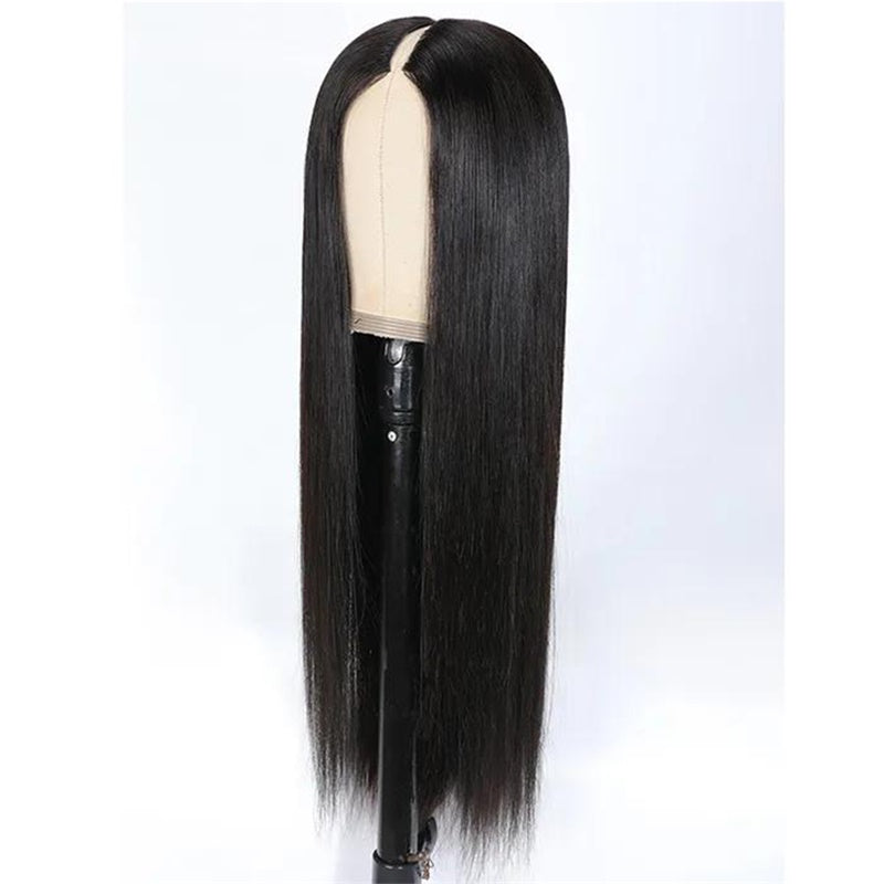 Rose Hair Straight Hair V Part Wig Human Hair Wig