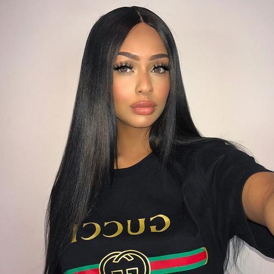 10A Grade Straight Pre Plucked 13x4 Ear to Ear Lace Frontal with 3 Bundles Best Brazilian Virgin Hair - Rose Hair