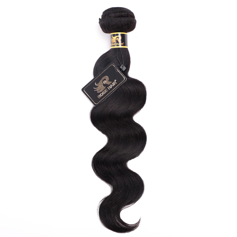10A Grade 1PC Body Wave Best Brazilian Virgin Hair Bundles - Rose Hair