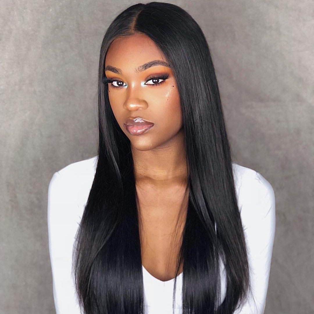 RoseHair Pre Plucked Swiss 360 Lace Straight Wig Best Brazilian Human Virgin Hair - Rose Hair