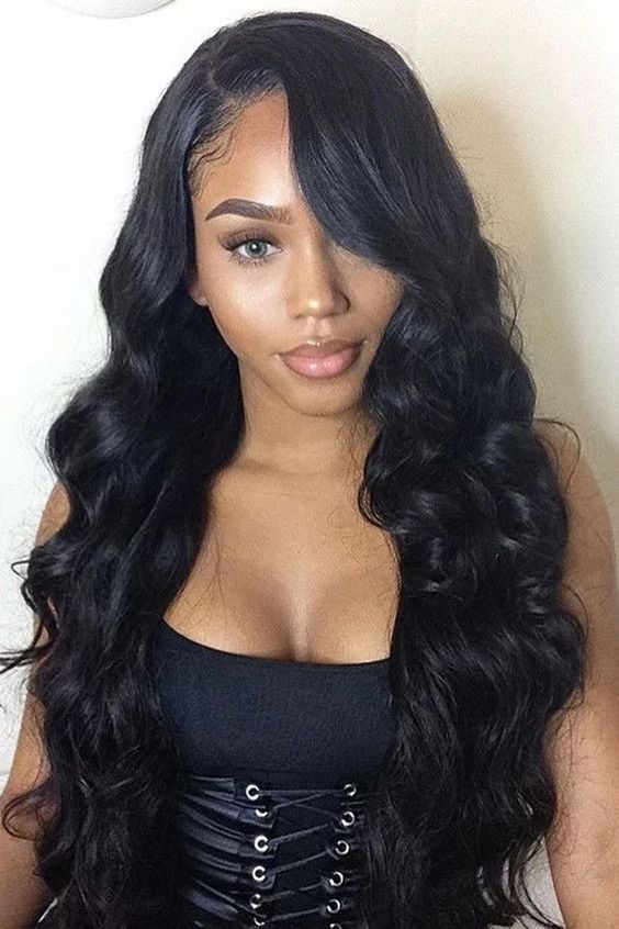 1PCS Brazilian Virgin 13*4 Lace Frontal Pre Plucked Loose Wave - Rose Hair