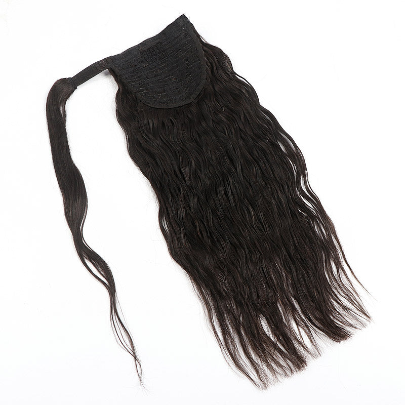 New Fashion RoseHair Human Hair Ponytail Extension Magic Paste Heat Resistant Best Brazilian Virgin Hair All Texture - Rose Hair