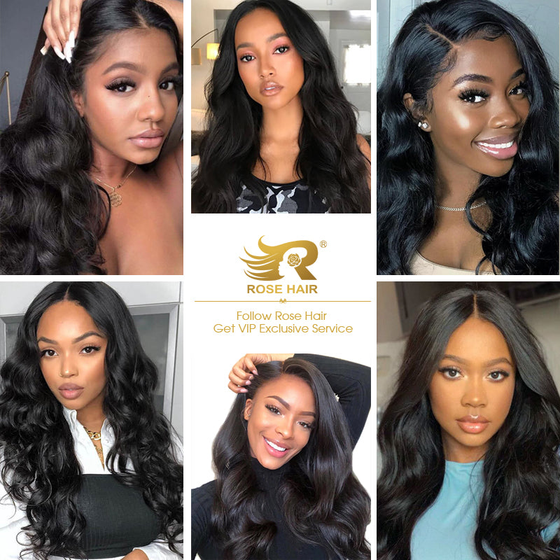 10A Grade 1PC Body Wave Best Brazilian Virgin Hair Bundles - Rose Hair