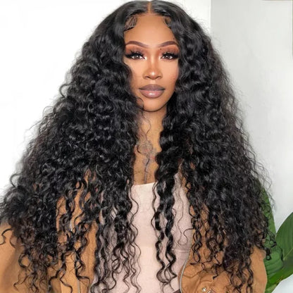 Rose Hair Deep Curly 13x6 HD Lace Wig Human Hair Wig