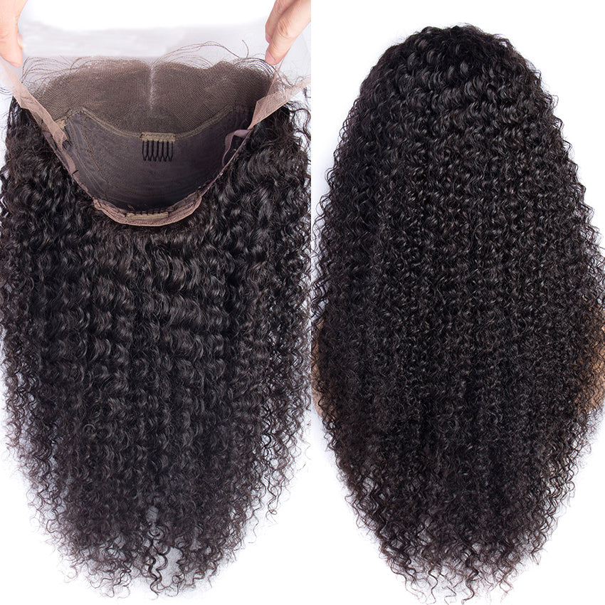 Rose Hair Kinky Curly 13x6 Lace Front Wig Human Hair Wig