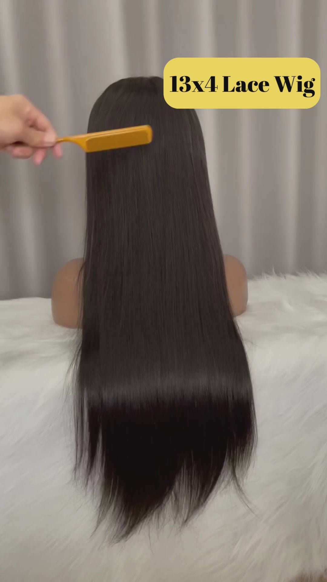 Rose Hair Straight Hair 13x4 Lace Front Wig Human Hair Wig