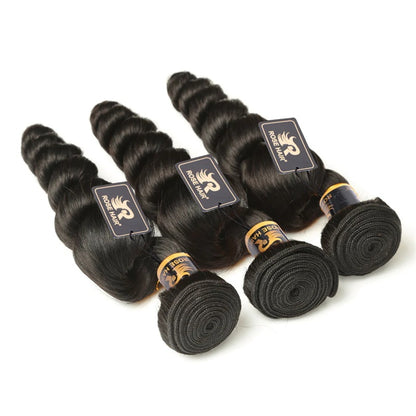Rose Hair 10A Grade 1 Bundle Loose Wave Brazilian Virgin Hair Bundles