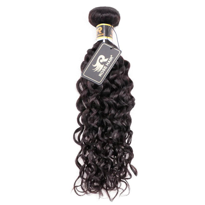 Rose Hair 10A Grade 1 Bundle Water Wave Brazilian Virgin Hair Bundles