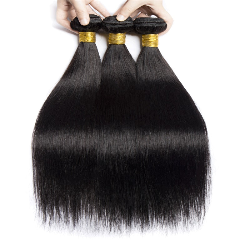 Rose Hair 15A Grade 3 Bundles Straight Hair Brazilian Virgin Hair Bundles