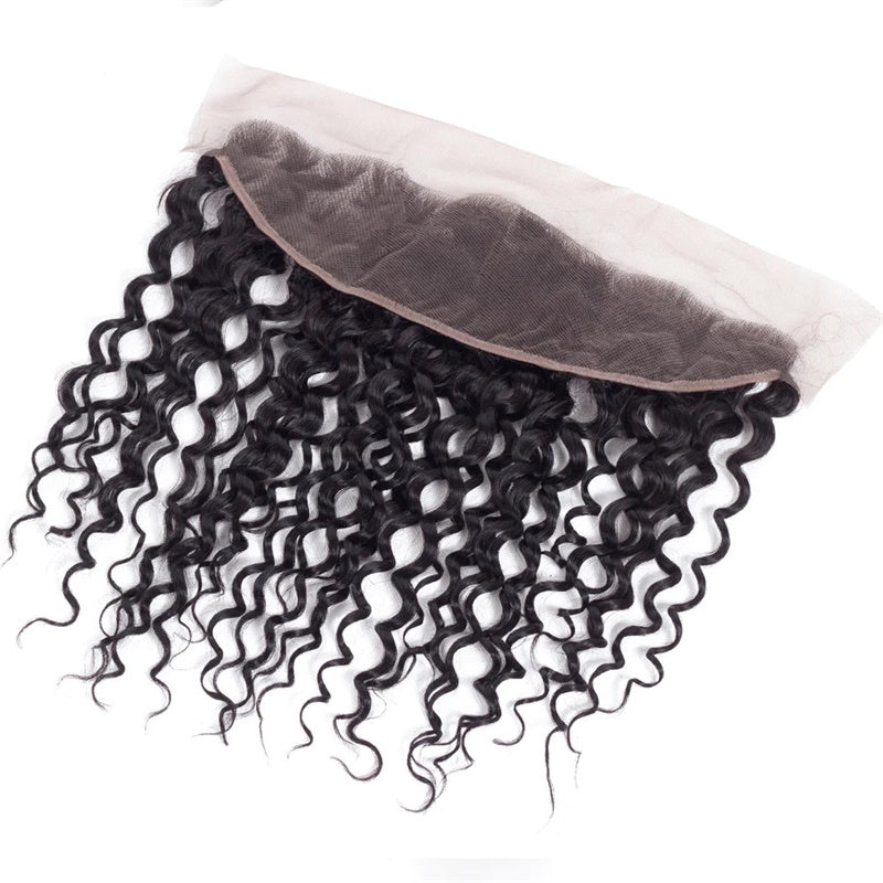 Rose Hair 1Pcs Water Wave 13x4 Lace Frontal Brazilian Virgin Hair