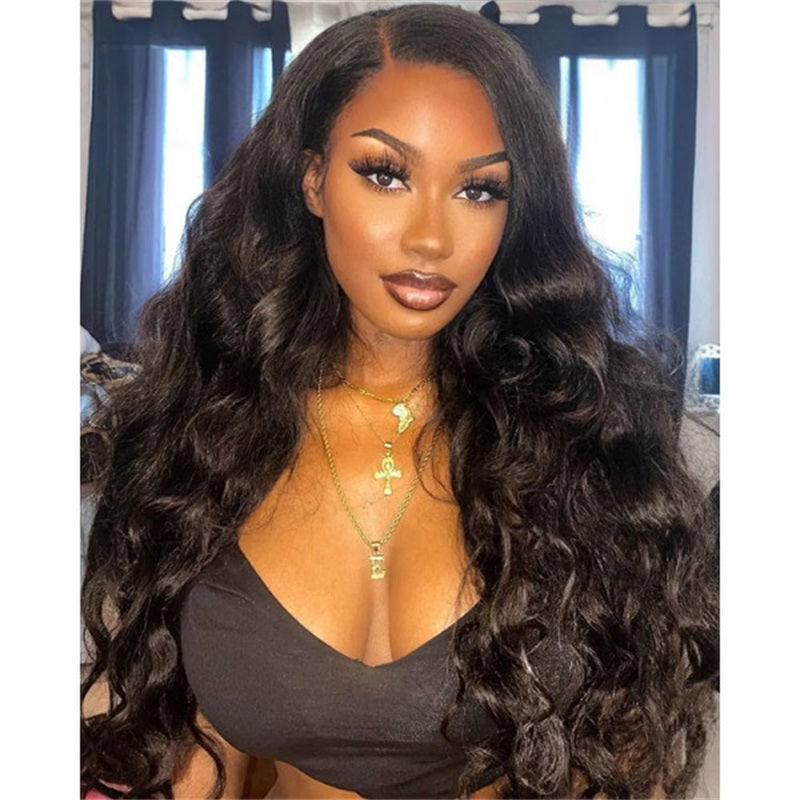 Rose Hair Water Wave 4x4 Lace Closure Wig Human Hair Wig