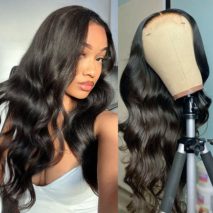 Rose Hair Water Wave 4x4 Lace Closure Wig Human Hair Wig