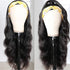 Rose Hair Body Wave Headband Wig Human Hair Wig