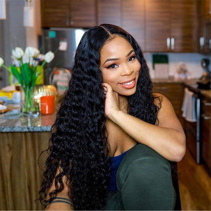 Rose Hair Deep Wave 13x6 HD Lace Wig Human Hair Wig