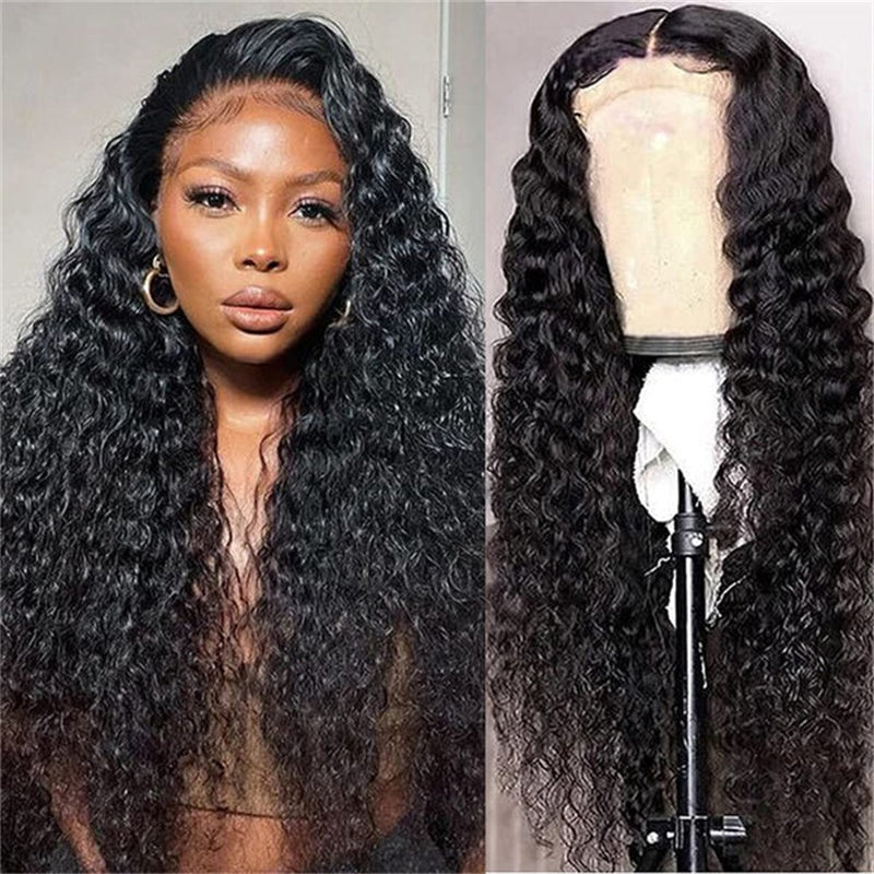 Rose Hair Deep Wave 13x6 Lace Front Wig Human Hair Wig