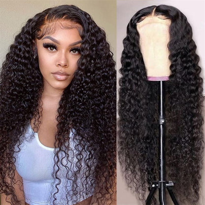 Rose Hair Deep Wave Full Lace Wig Human Hair Wig