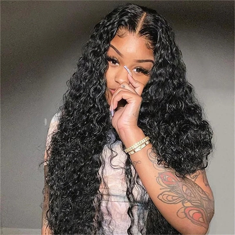 Rose Hair Deep Wave Full Lace Wig Human Hair Wig