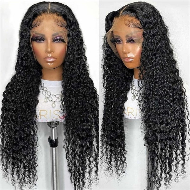 Rose Hair Jerry Curly 13x4 HD Lace Wig Human Hair Wig