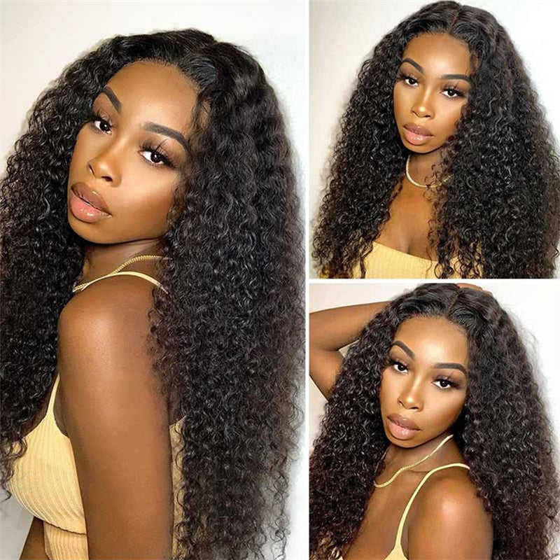 Rose Hair Jerry Curly 13x6 Lace Front Wig Human Hair Wig