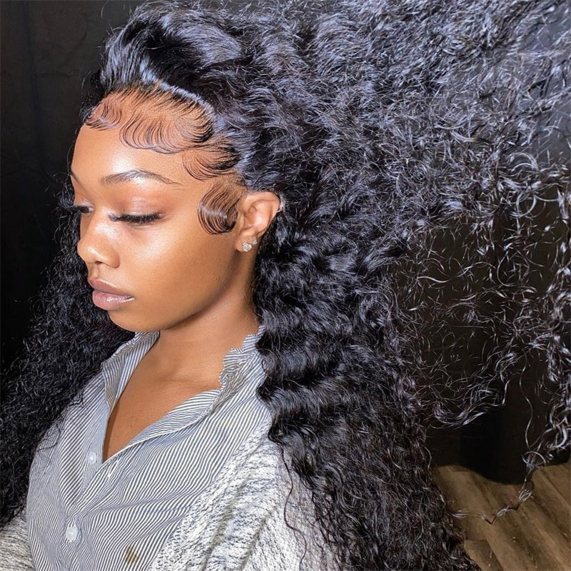 Rose Hair Jerry Curly 360 Lace Wig Human Hair Wig