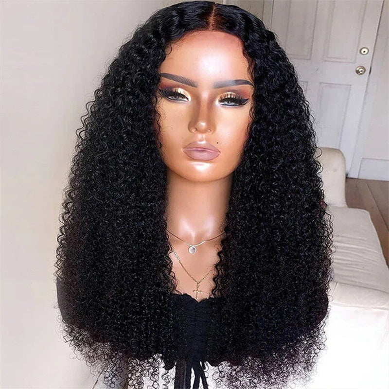 Rose Hair Kinky Curly 13x4 Lace Front Wig Human Hair Wig