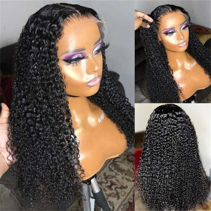 Rose Hair Kinky Curly 13x6 Lace Front Wig Human Hair Wig