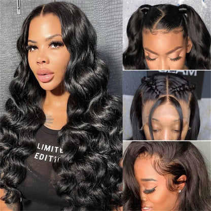 Rose Hair Loose Deep Wave 13x4 HD Lace Wig Human Hair Wig