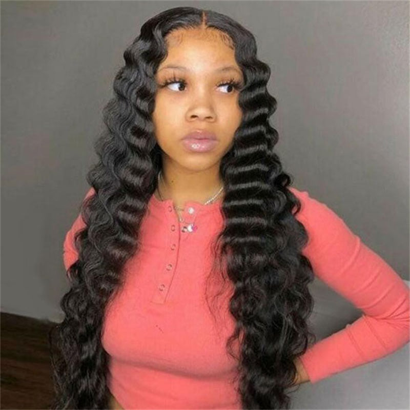 Rose Hair Loose Deep Wave 13x6 Lace Front Wig Human Hair Wig
