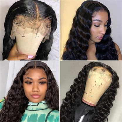 Rose Hair Loose Deep Wave 4x4 Lace Closure Wig Human Hair Wig
