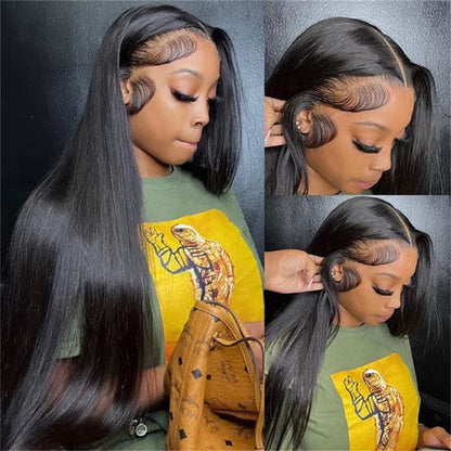 Rose Hair Straight Hair 13x6 Lace Front Wig Human Hair Wig