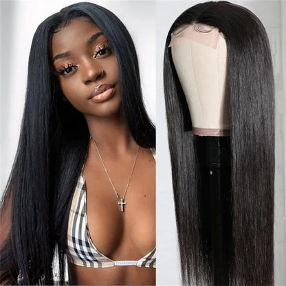 Rose Hair Straight Hair 4x4 Lace Closure Wig Human Hair Wig