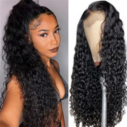 Rose Hair Water Wave 13x4 Lace Front Wig Human Hair Wig
