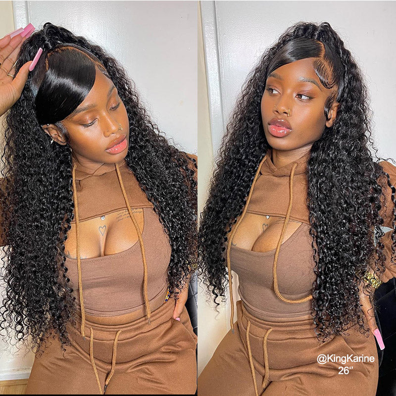 Rose Hair Water Wave 4x4 Lace Closure Wig Human Hair Wig