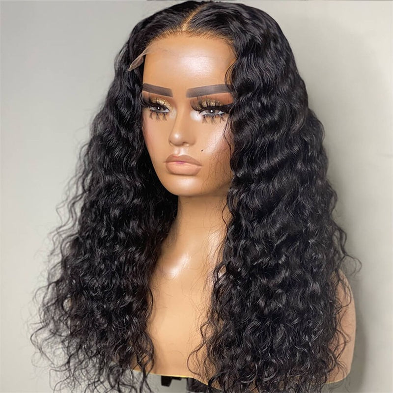 Rose Hair Water Wave 4x4 Lace Closure Wig Human Hair Wig