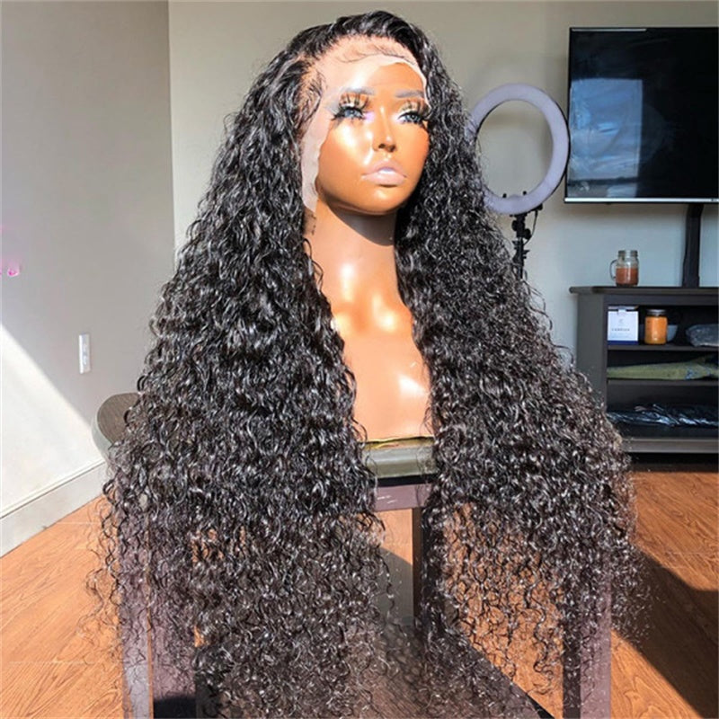 Rose Hair Water Wave Full Lace Wig Human Hair Wig