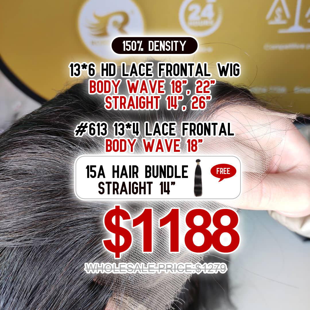 13*6 HD Lace Frontal Wig with 