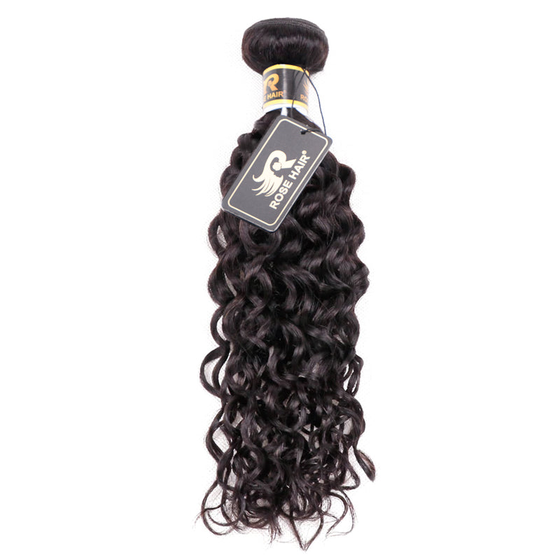 10A Grade 1 Bundle Water Wave Best Brazilian Virgin Hair - Rose Hair