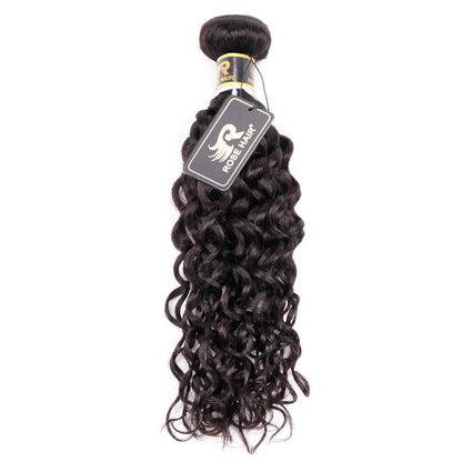 10A Grade 1 Bundle Water Wave Best Brazilian Virgin Hair - Rose Hair
