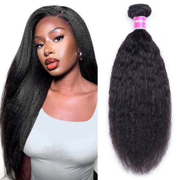 Rose Hair 10A Grade 4 Bundles Kinky Straight Brazilian Virgin Hair Bundles