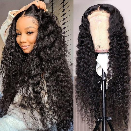 RoseHair New Fashion T-Part Lace Frontal Wig Curly Wave 150%Density - Rose Hair