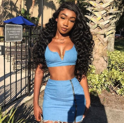 RoseHair 13x4 Lace Frontal Big Curly Affordable Brazilian Human Virgin Hair Wig