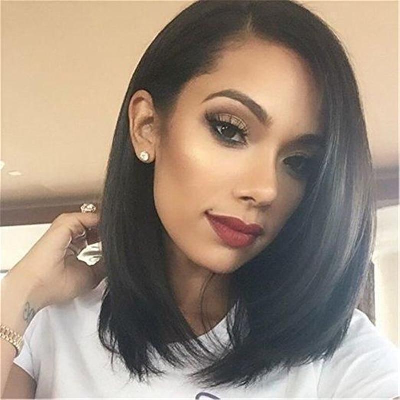 Deep Side Part Bob Wig 13x6 Lace Frontal Wig - Rose Hair