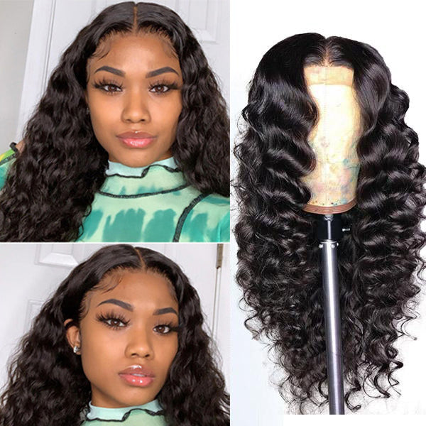 Pre Plucked Swiss 360 Lace Loose Wave Wig Best Brazilian Human Virgin RoseHair Wig - Rose Hair