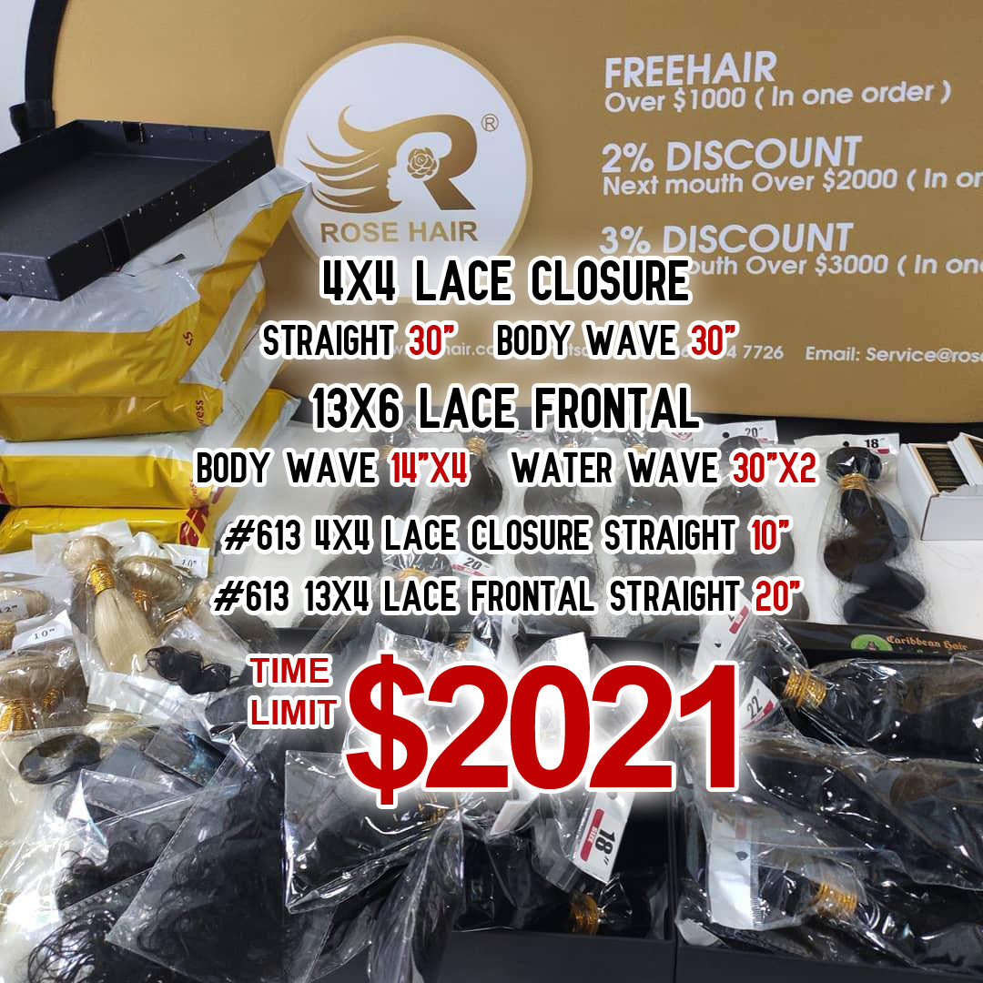 13*6 Lace Frontals with 4*4 Lace Closures 