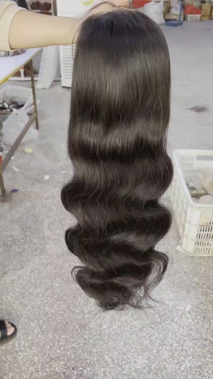 Gluelss Available! Real Undetectable Transparent Body Wave 13x4 Lace Front Glueless Wig 100% Human Hair Wig