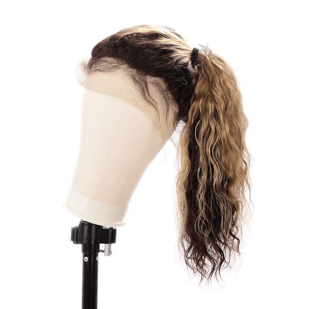 Pre Plucked Mix Color Real Undetectable Transparent Loose Wave 13*4 Lace Front Wig Brazilian Virgin Hair Ombre Wig - Rose Hair