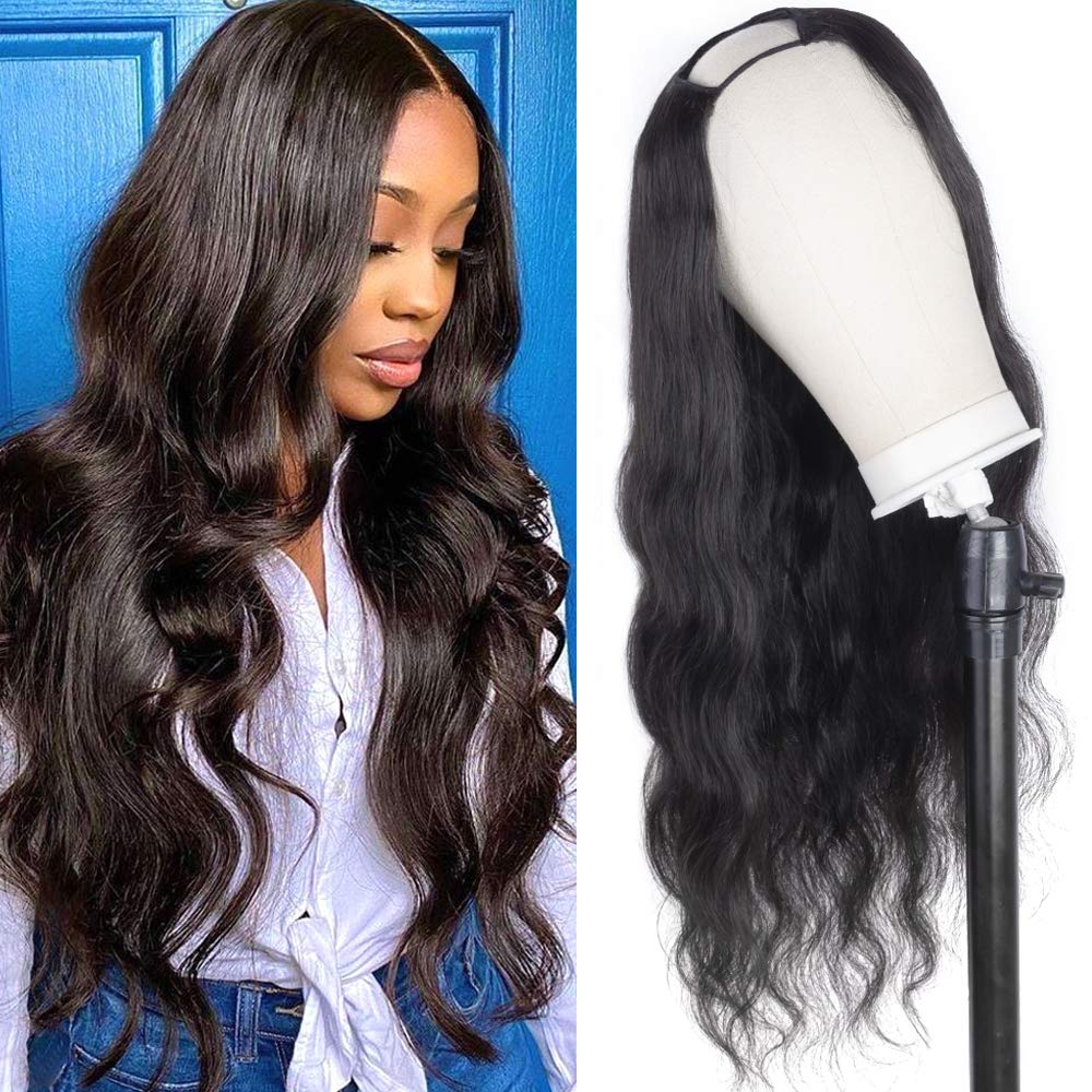 RoseHair U Part Body Wave Wig Super Easy Affordable Human Hair Wig - Rose Hair